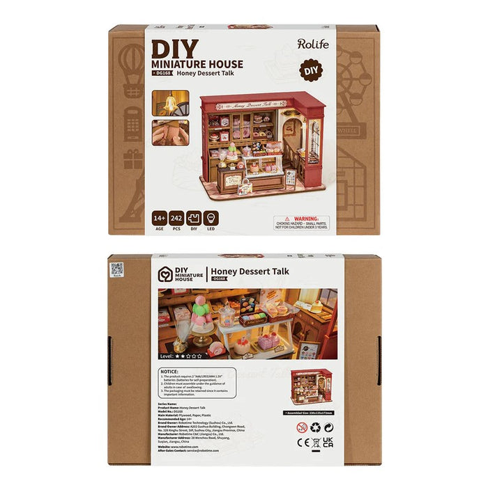Rolife DIY Miniature House Honey Dessert Talk 242 Pce