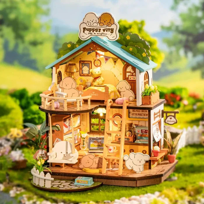 Rolife DIY Miniature House Puppy's Cozy Villa 230 Pce