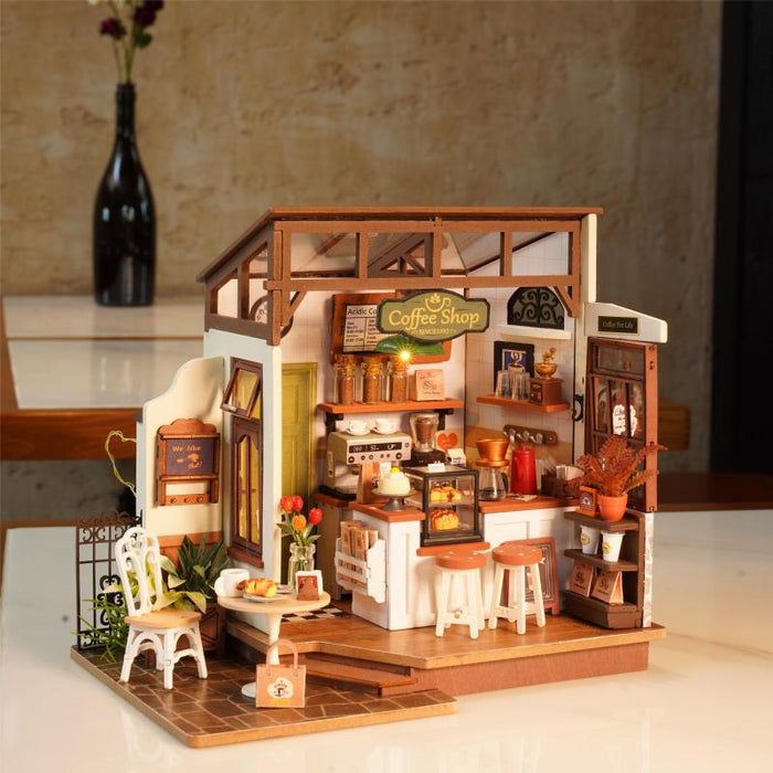 Rolife DIY Miniature House Slow Life Cafe