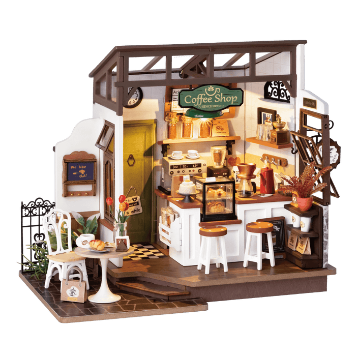 Rolife DIY Miniature House Slow Life Cafe