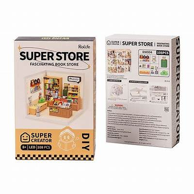 Rolife Super Creator Fascinating Book Store 108 Pce