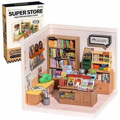 Rolife Super Creator Fascinating Book Store 108 Pce