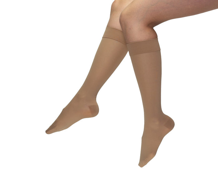 Royfa Sheer Knee High 30-40mmHg - Compression Level: Extra Firm 30-40 MmHg - Female - Knee