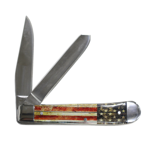 Rusted Nail Knives | Patriot | Acrylic Trapper