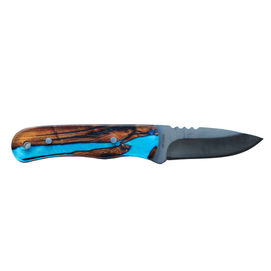 Rusted Nail Knives | Spring Branch | Acrylic Skinner Knife