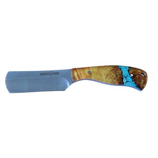Rusted Nail Knives | Turquoise River | Acrylic Bullcutter Knife