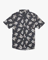 RVCA Mens Botanical Short Sleeve Button Up