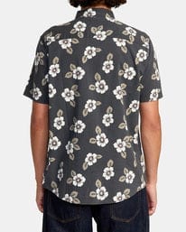RVCA Mens Botanical Short Sleeve Button Up