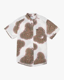 RVCA Mens Kelsey Short Sleeve Button Up