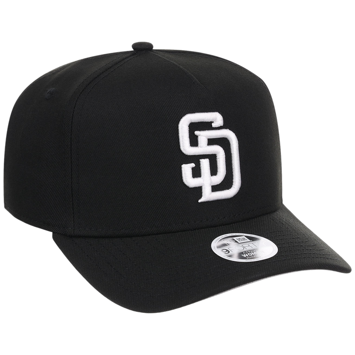San Diego Padres Women's New Era 9FORTY Black A-Frame
