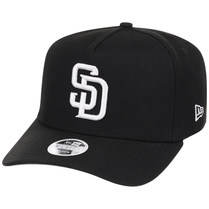 San Diego Padres Women's New Era 9FORTY Black A-Frame