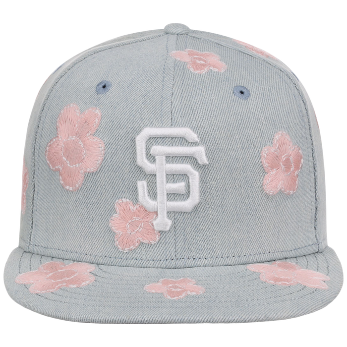 San Francisco Giants MLB Denim Flower New Era 59FIFTY