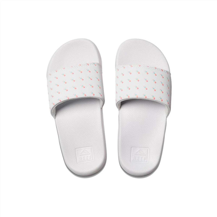 Sandalia Kids One Slide Rainbow Resp White