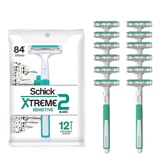 Schick Xtreme 2 Men’s Disposable Razors - 12 Ct - 36 Pack
