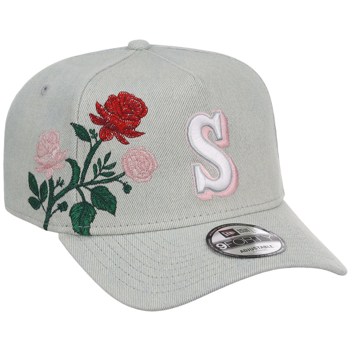 Seattle Mariners MLB Denim Flower New Era 9FORTY