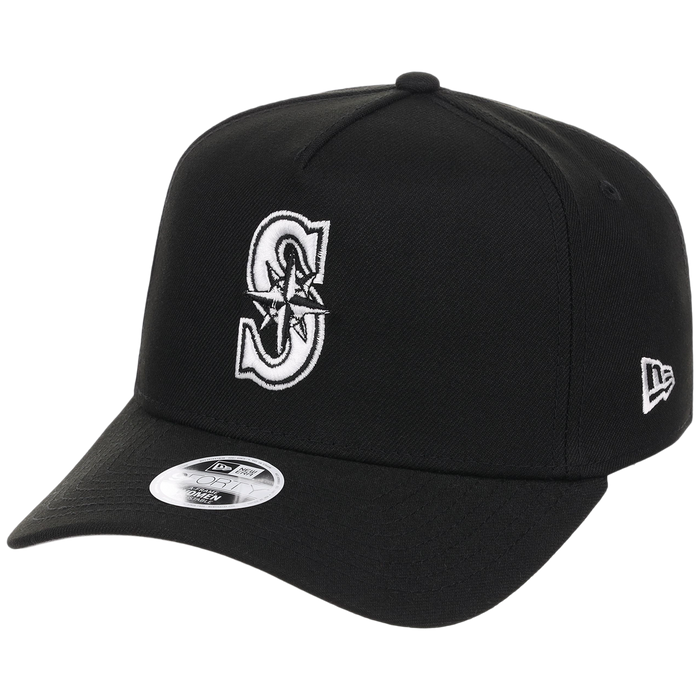 Seattle Mariners Women's New Era 9FORTY Black A-Frame