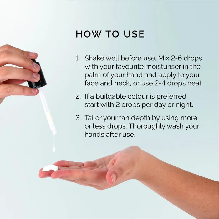 Sienna X Self Tan Concentrated Serum Drops | How To Use