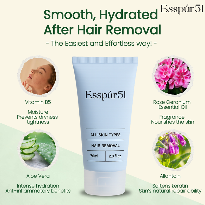 SET B - Hair Removal Cream x2 + Free Aloe Vera x1