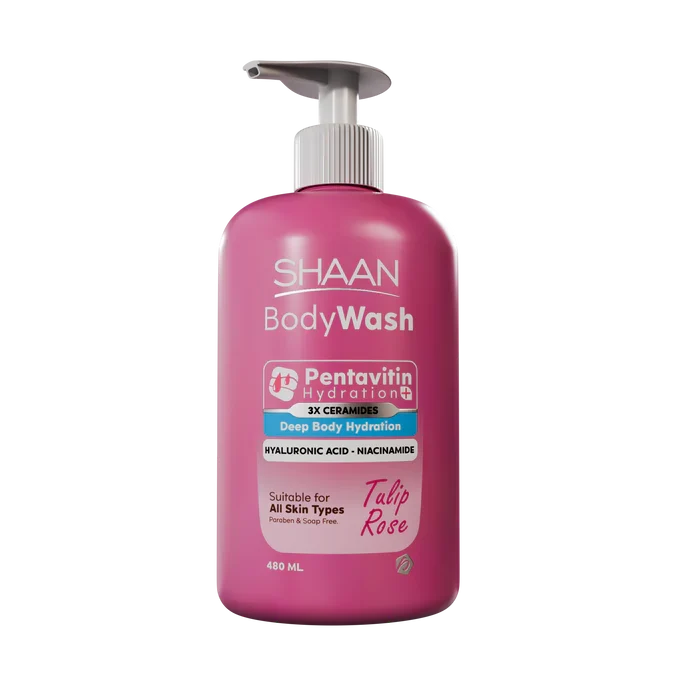 SHAAN Tulip Rose Hydrating Body Wash 480 Ml