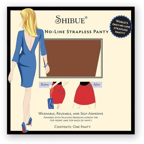 SHIBUE Strapless Panty, Mocha or Nude, 1 Count  Now in XL Nude and Mocha