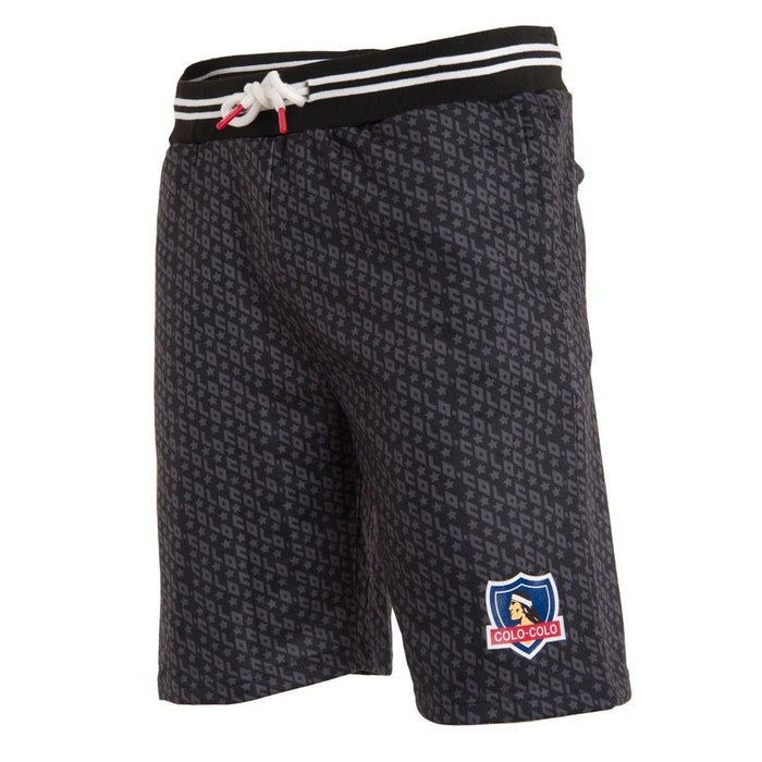 Short Colo Colo Urbano "letters" Negro y Gris