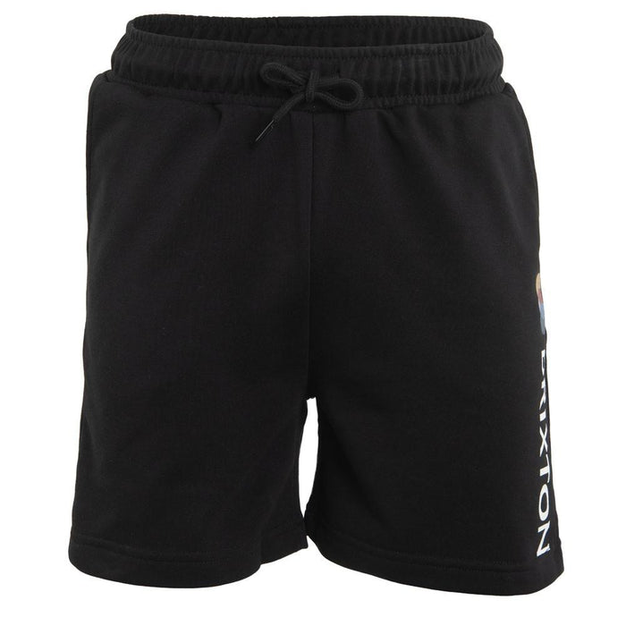 Short Men Black Logo Print