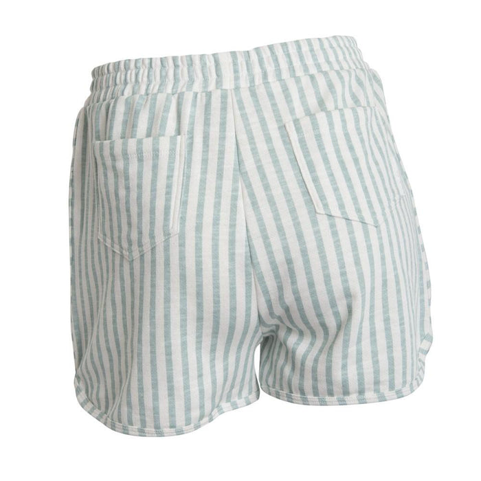Short Stripe White Blue