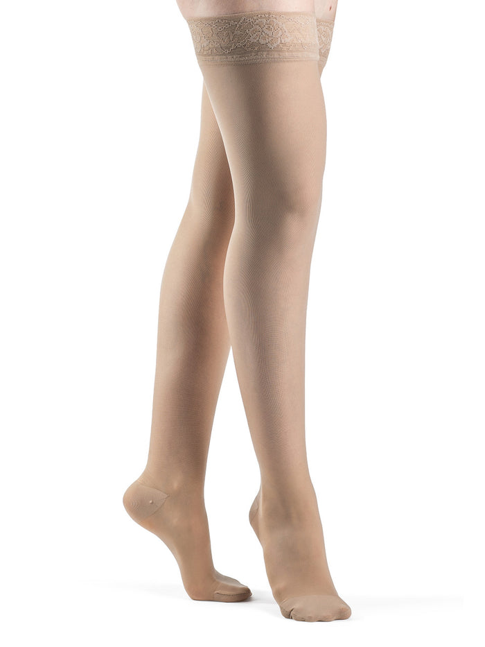 Sigvaris Sheer Women's Thigh High 30-40mmHg - Compression Level: Extra Firm 30-40 MmHg - Unisex - Leg
