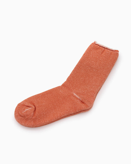 Silk Cotton Lounge Socks - Beer Amber