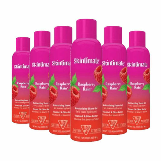 Skintimate Shave Gel Moisturizing Raspberry 7 Oz - 6 Pack