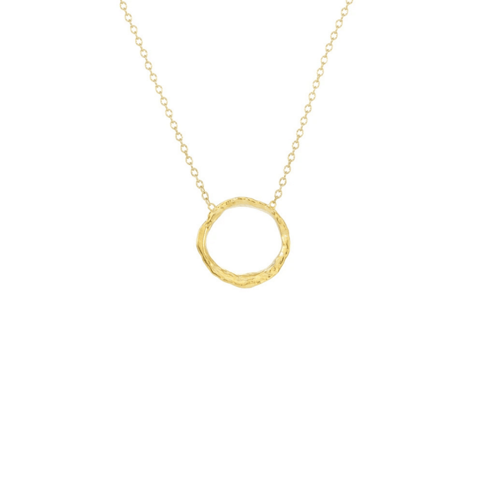 Small Opihi Circle Necklace | Catherine Weitzman Jewelry
