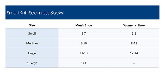 SmartKnit® Seamless Diabetic Socks, Wide Crew