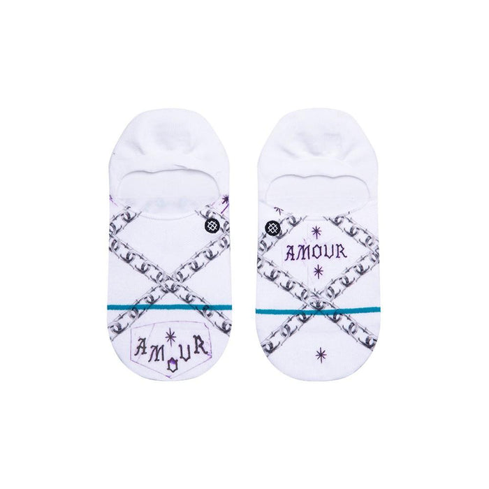 Stance Sock No Show Amour White