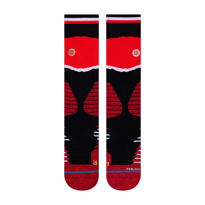 Stance Sock Scrapps Red
