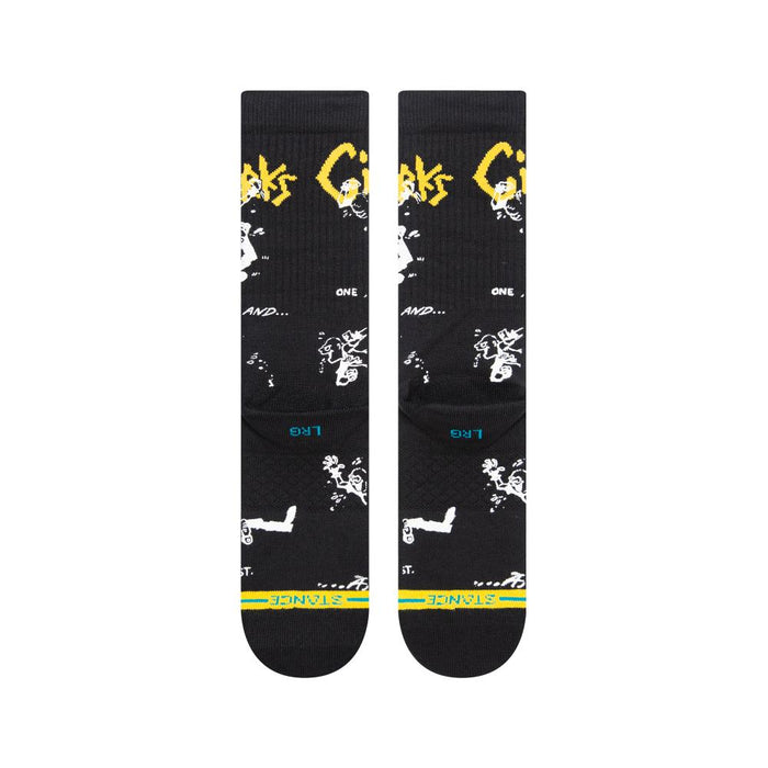 Stance Sock Unisex Circle jerks yellow