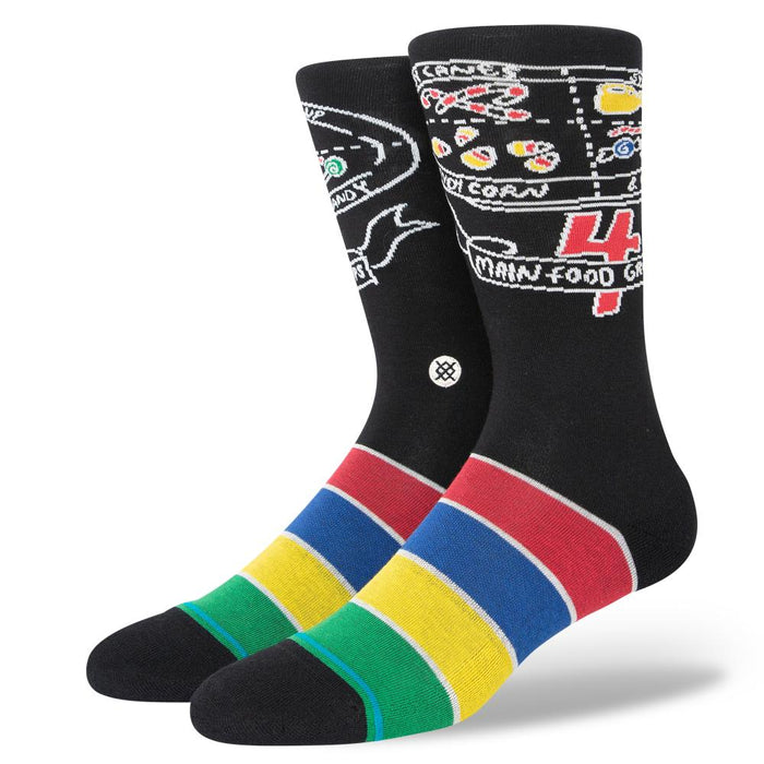 Stance Sock Unisex Food groups black