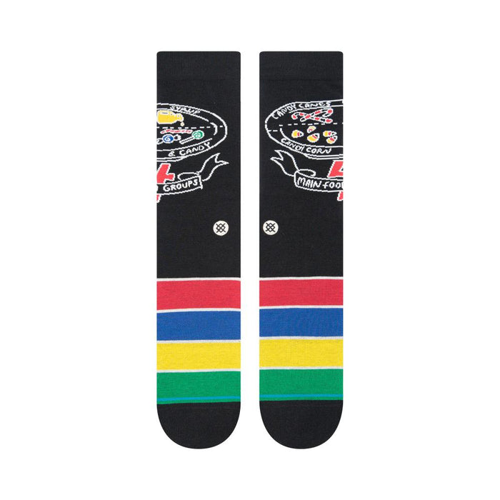 Stance Sock Unisex Food groups black