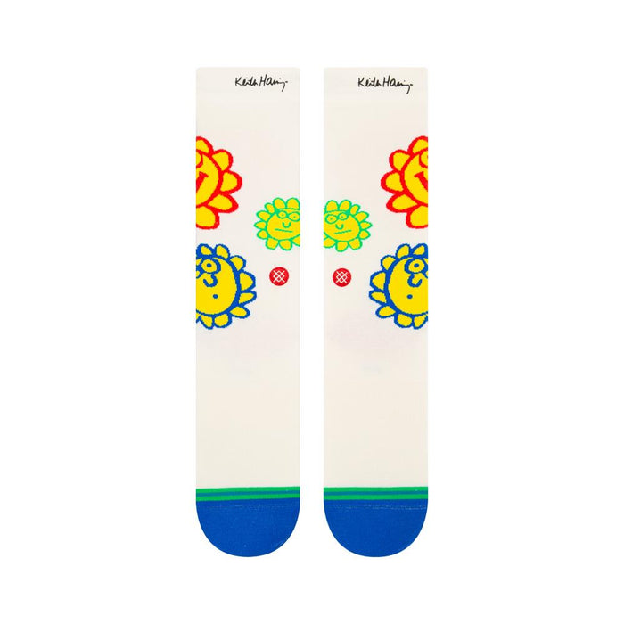 Stance Sock Unisex Happy fields off white
