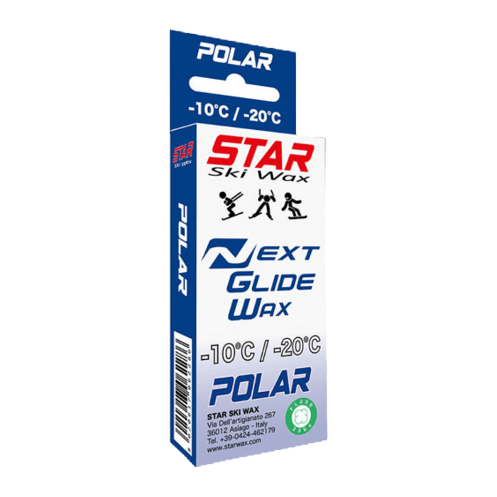 A product picture of the STAR NEXT POLAR Fluoro-Free Racing Melt Wax (-10C/-20C)