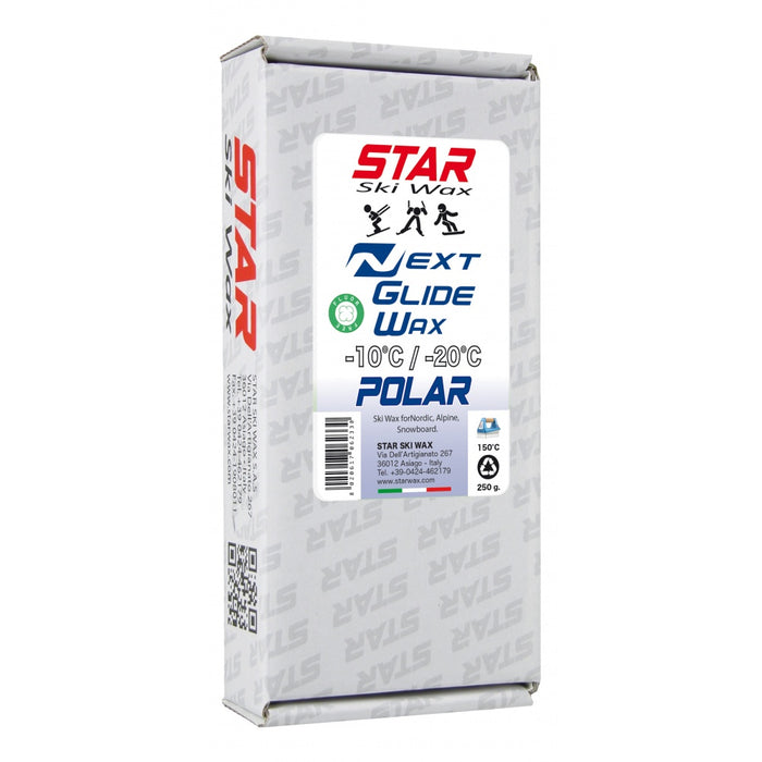 A product picture of the STAR NEXT POLAR Fluoro-Free Racing Melt Wax (-10C/-20C)