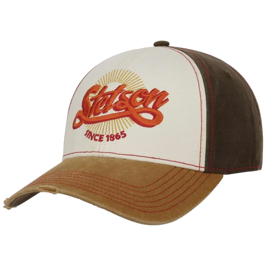 STETSON BASEBALL CAP, VINTAGE DISTRESSED