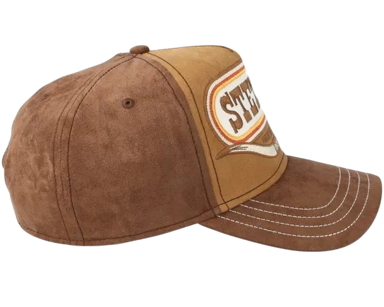 STETSON TRUCKERCAP BUFFALO HORN, BROWN