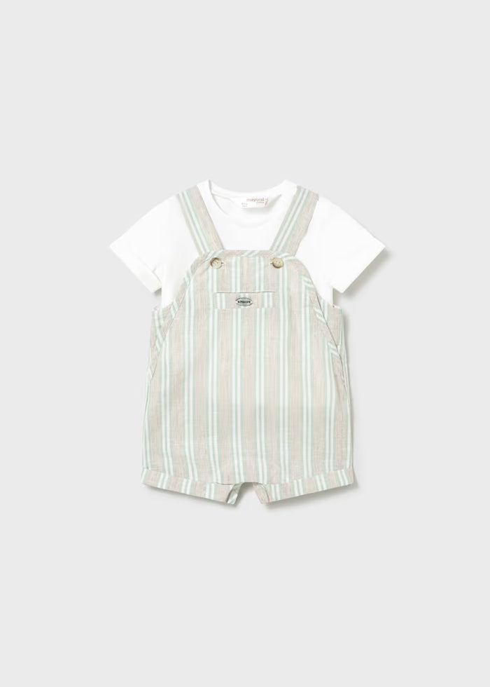Stripe Linen Overall