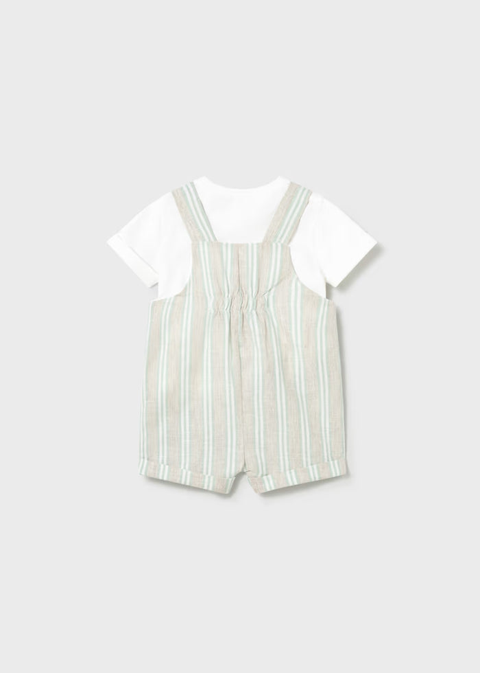Stripe Linen Overall