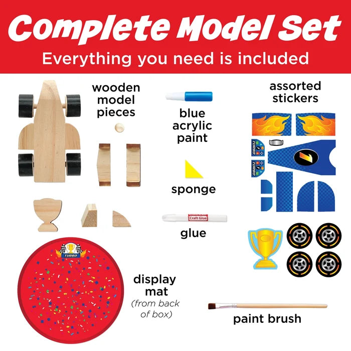 Summer Workshop- Wooden Race Car Jr (Ages 5 to 9)