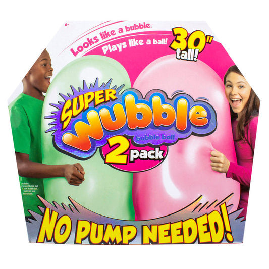 Super Wubble 2-Pack - Green + Pink