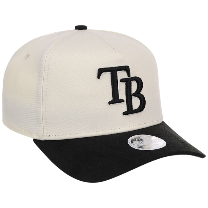 Tampa Bay Rays Women's New Era 9FORTY Chrome x Black A-Frame
