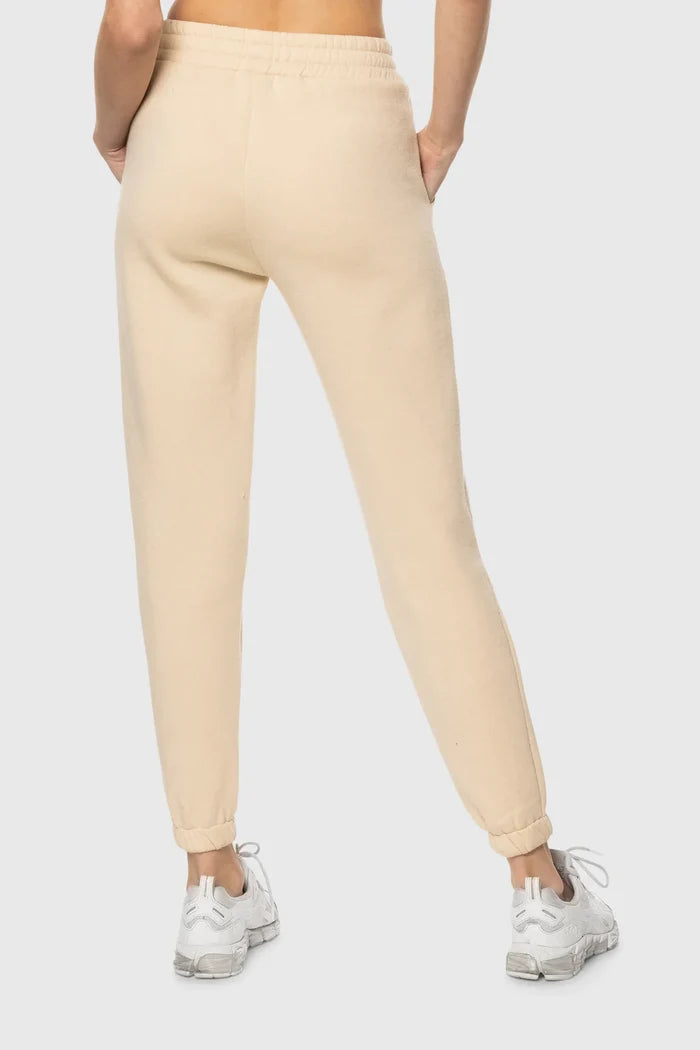 TEAMLTD Ladies Fleece Sweatpants Cream