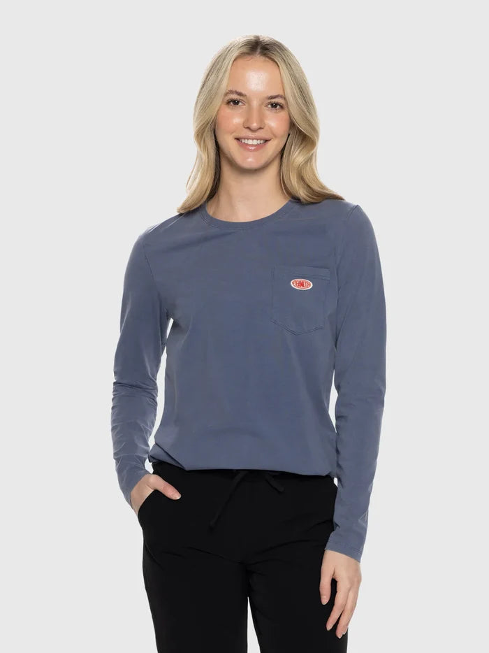 TEAMLTD Ladies Patch Pocket Long Sleeve