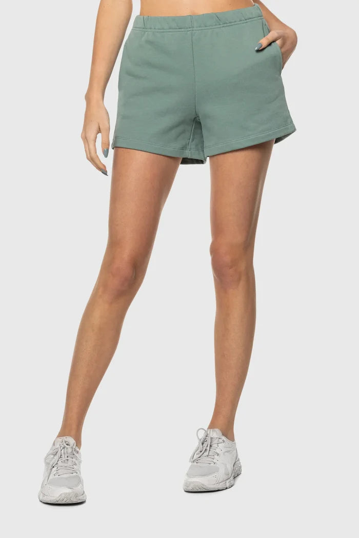 TEAMLTD Ladies Terry Sweat Short Sage